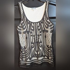 Express Lace Overlay Tank Top Sz XS